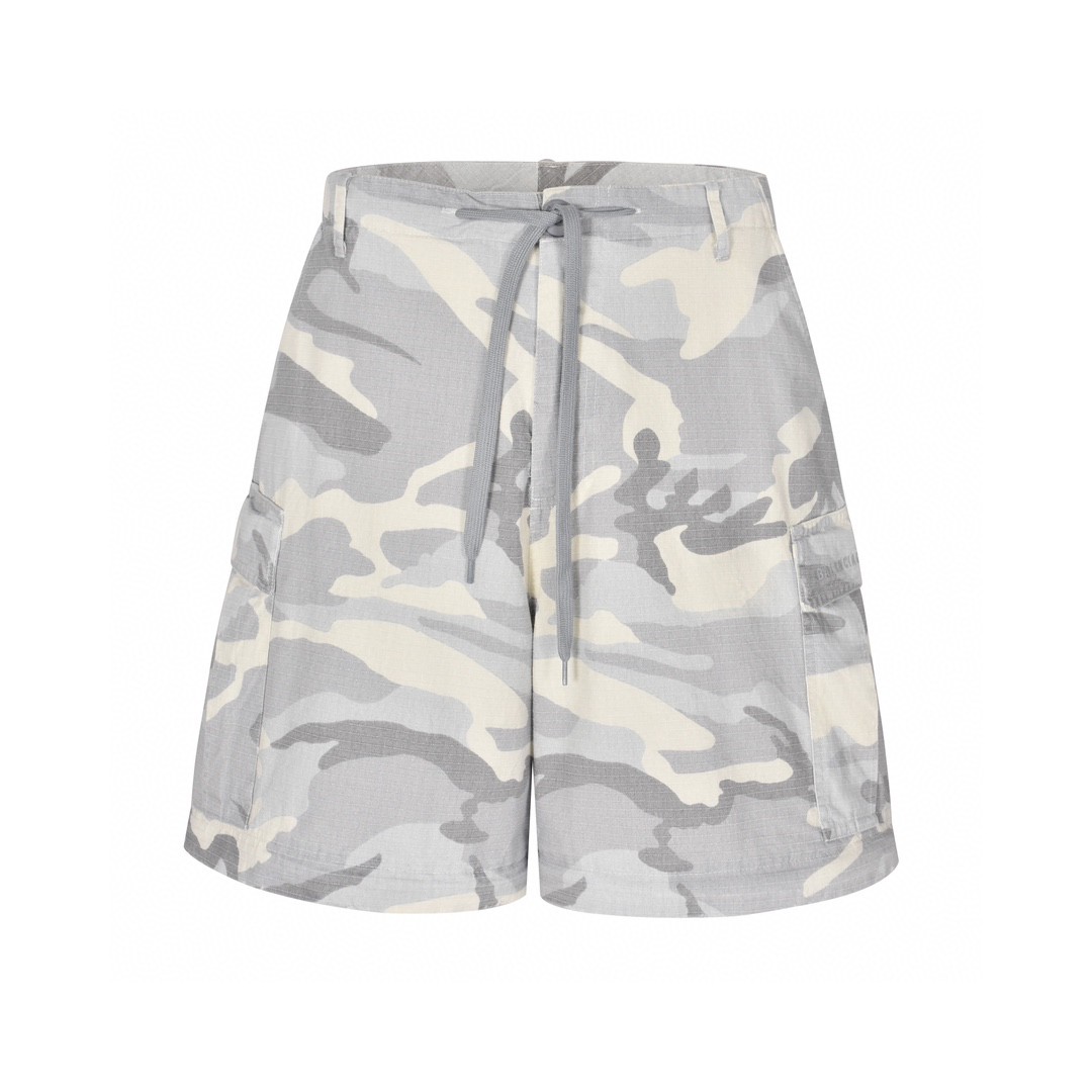 Balenciaga 巴黎世家 迷彩可拆卸工装裤 长裤 裤子 休闲裤 灰色 C0