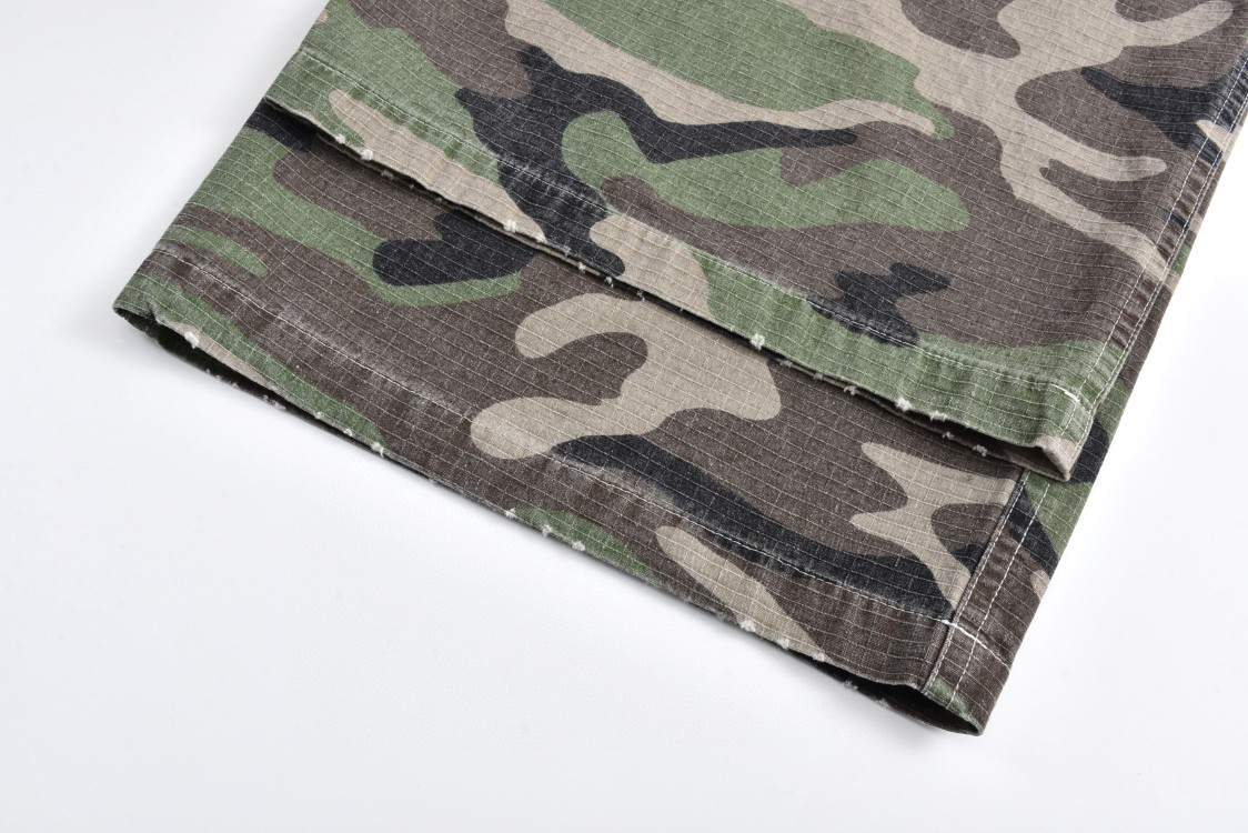 Balenciaga 巴黎世家 迷彩可拆卸工装裤 长裤 裤子 休闲裤 绿色 C0 791053TQL872840