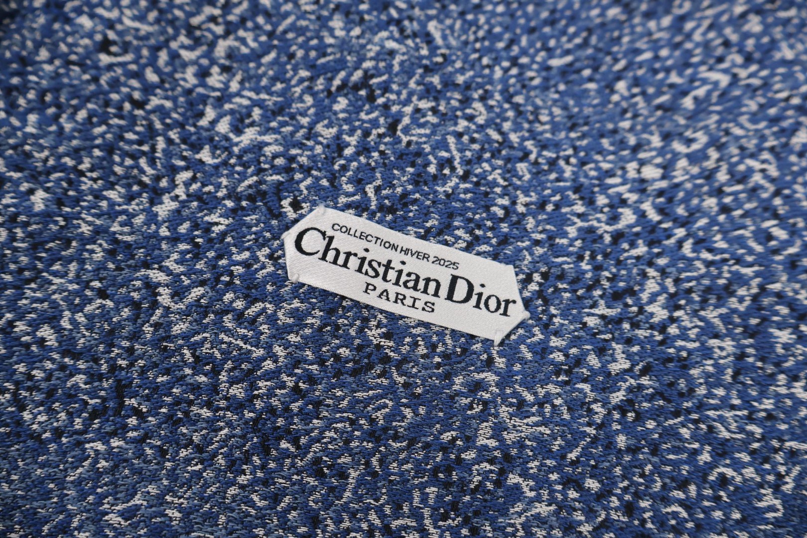 DIOR 迪奥 雪花纹铭牌拉链连帽外套 夹克 长袖 蓝色 C0 543D489A3029-C585