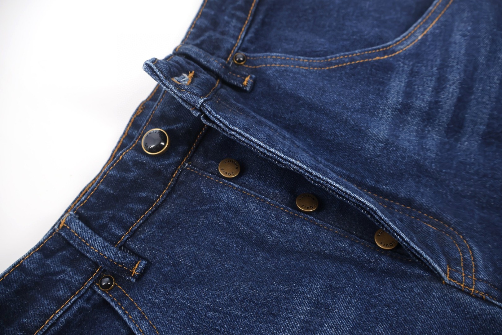 LOUIS VUITTON 路易威登 哈比渐变老花牛仔裤 裤子 长裤 蓝色 B5 1AIJUH