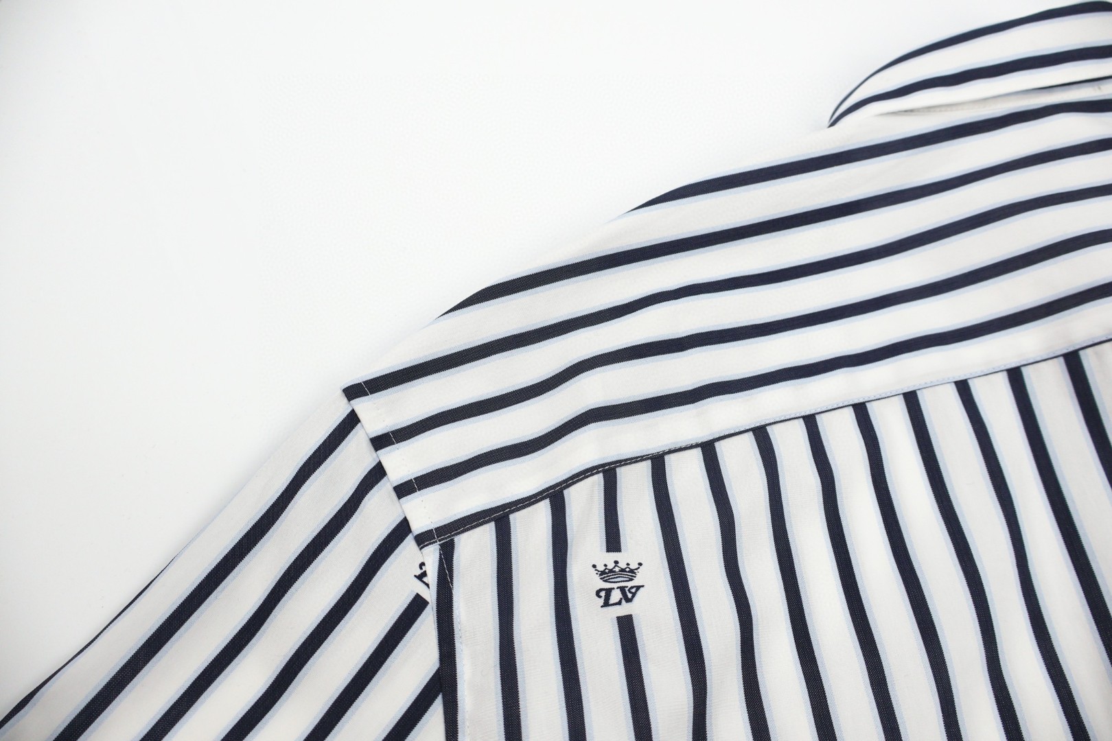 LOUIS VUITTON 路易威登 条纹弹幕拉链衬衫 外套 B5 1AIKA1