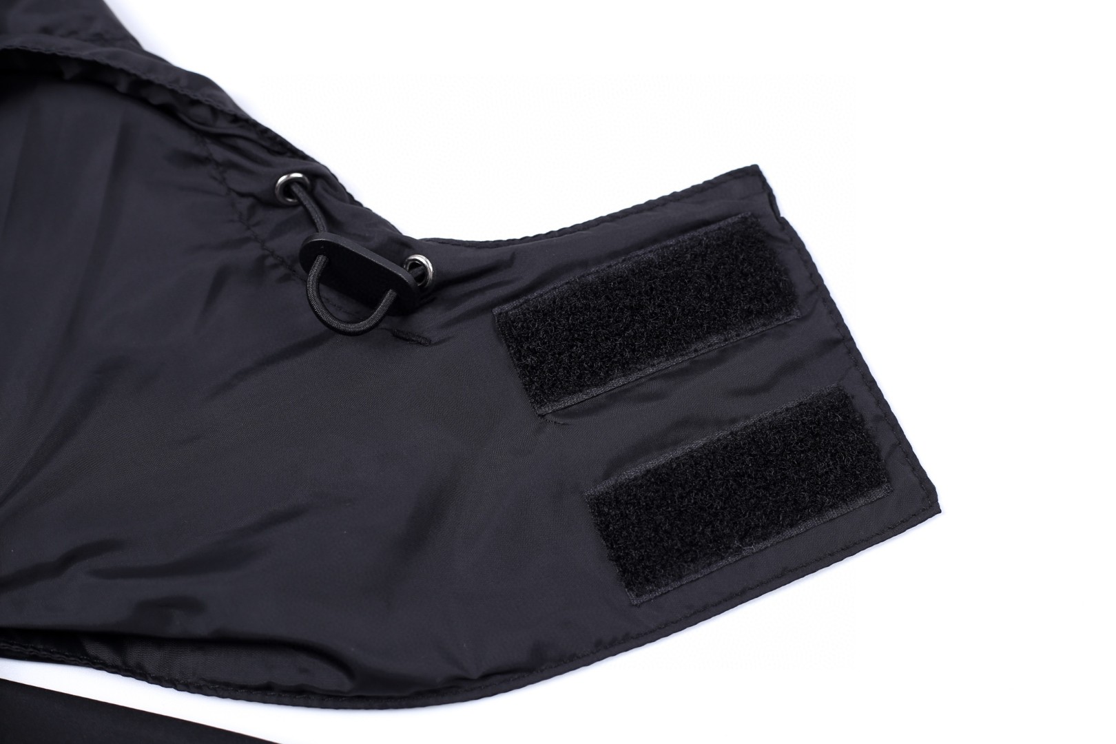 PRADA 普拉达 连帽立领两件套拉链夹克 外套 长袖 黑色 E2