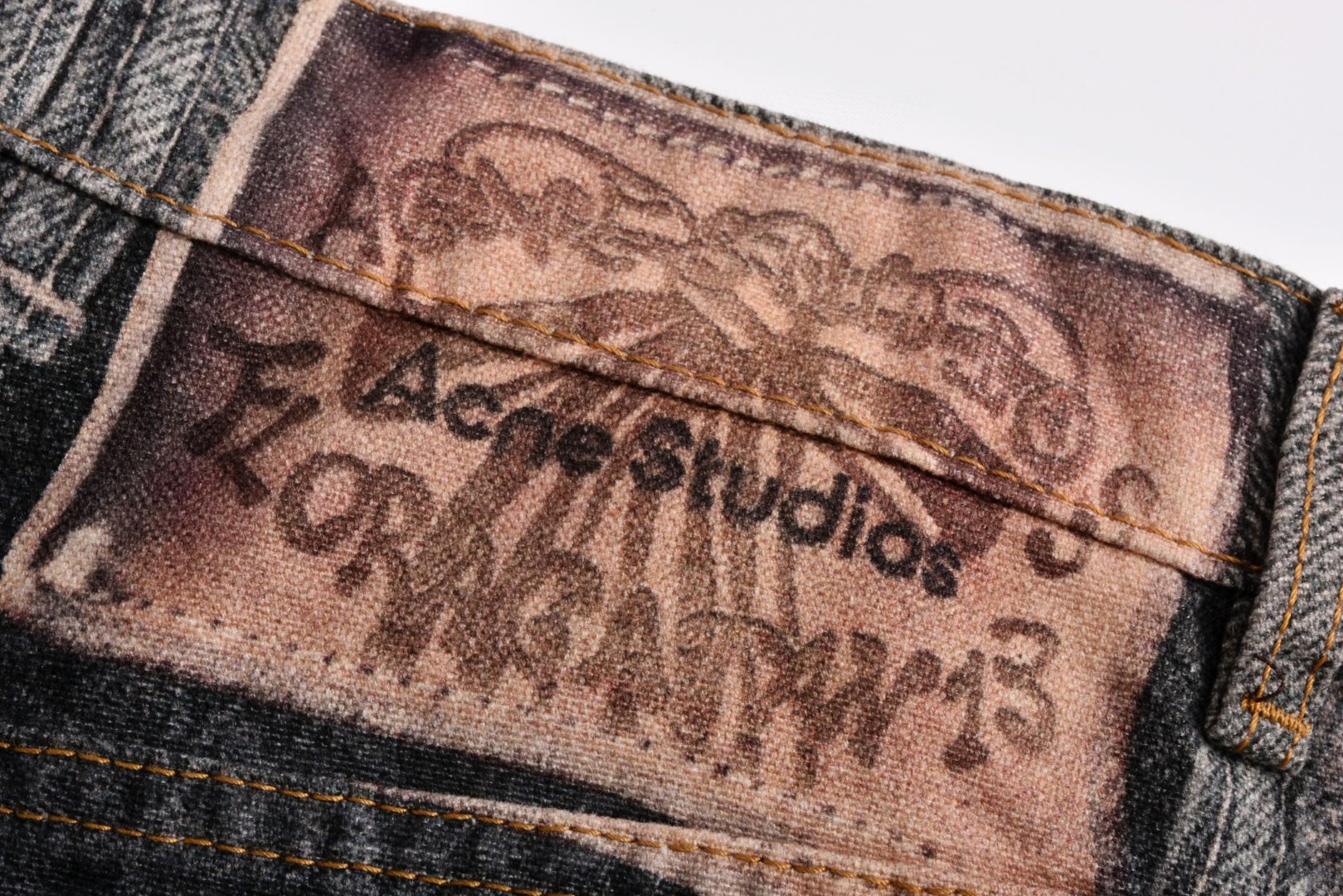 Acne Studios 3D打印糖果链条牛仔裤 长裤 裤子 B0 AK0910-863