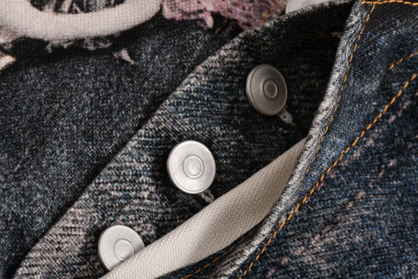 Acne Studios 3D打印糖果链条牛仔裤 长裤 裤子 B0 AK0910-863