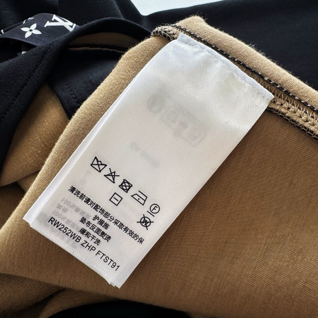 LOUIS VUITTON 路易威登 丝带拉链连帽卫衣 外套 黑色 B5 1AIR90