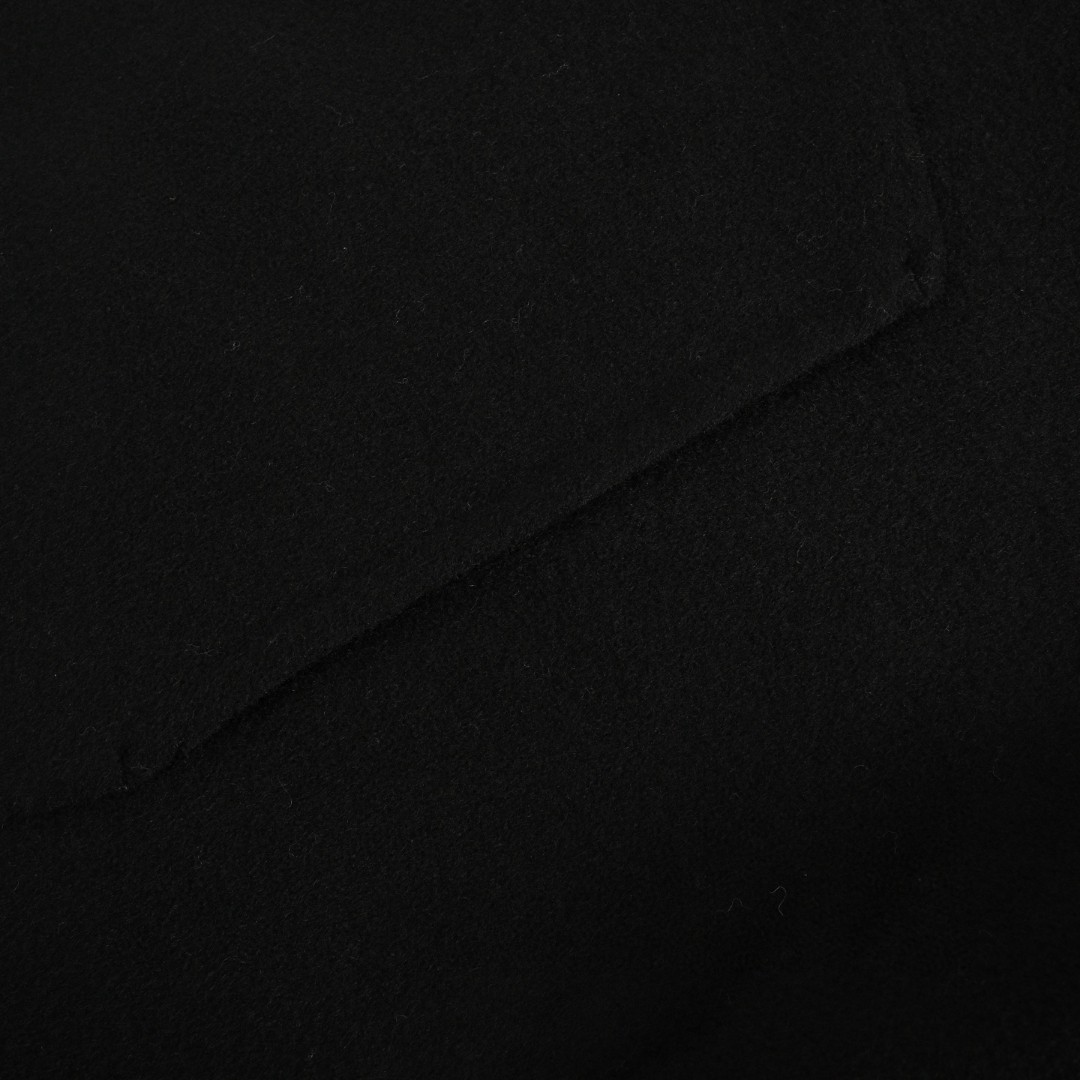 Acne Studios 双面羊绒连帽外套 夹克 长袖  黑色 C0 B90831-900