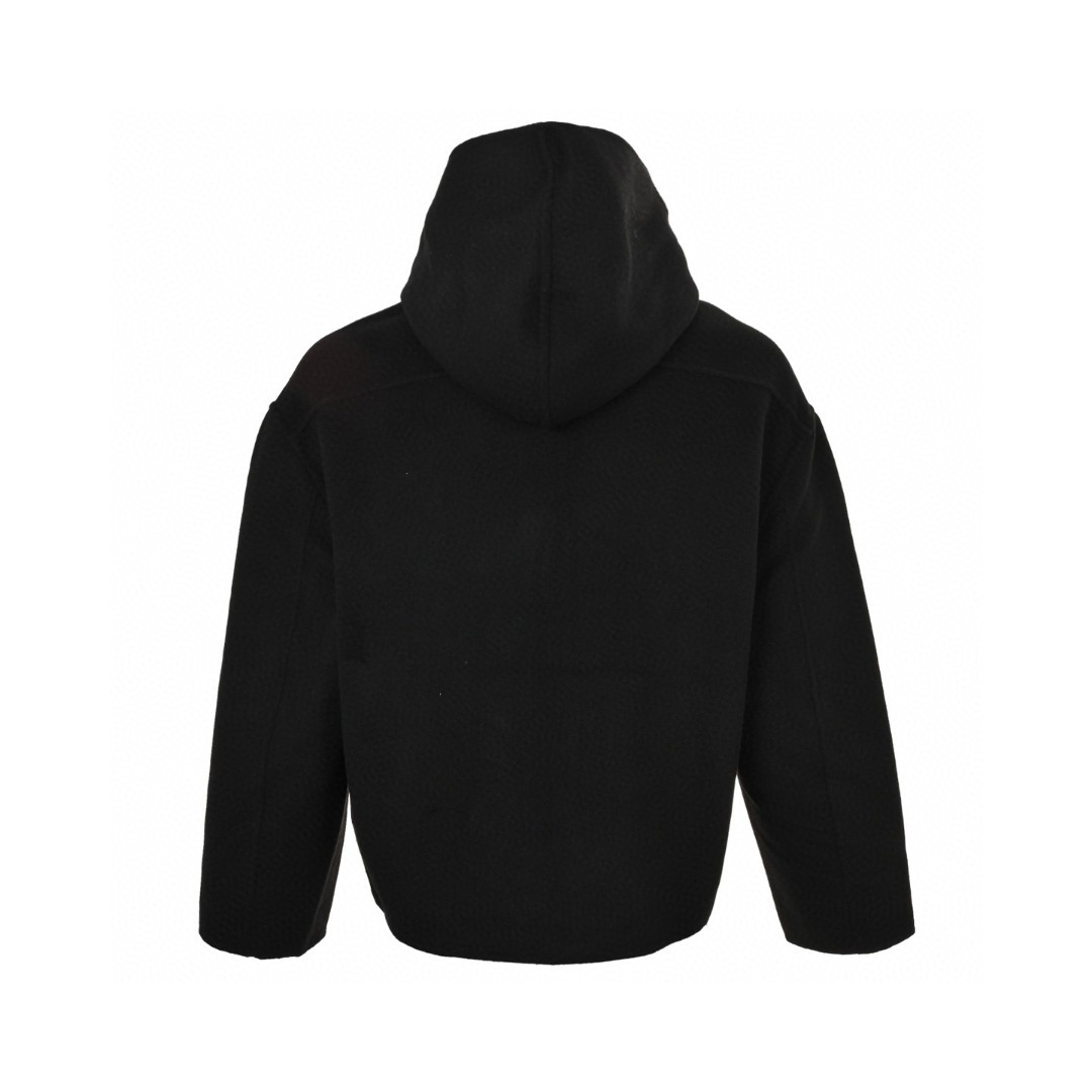 Acne Studios 双面羊绒连帽外套 夹克 长袖  黑色 C0 B90831-900