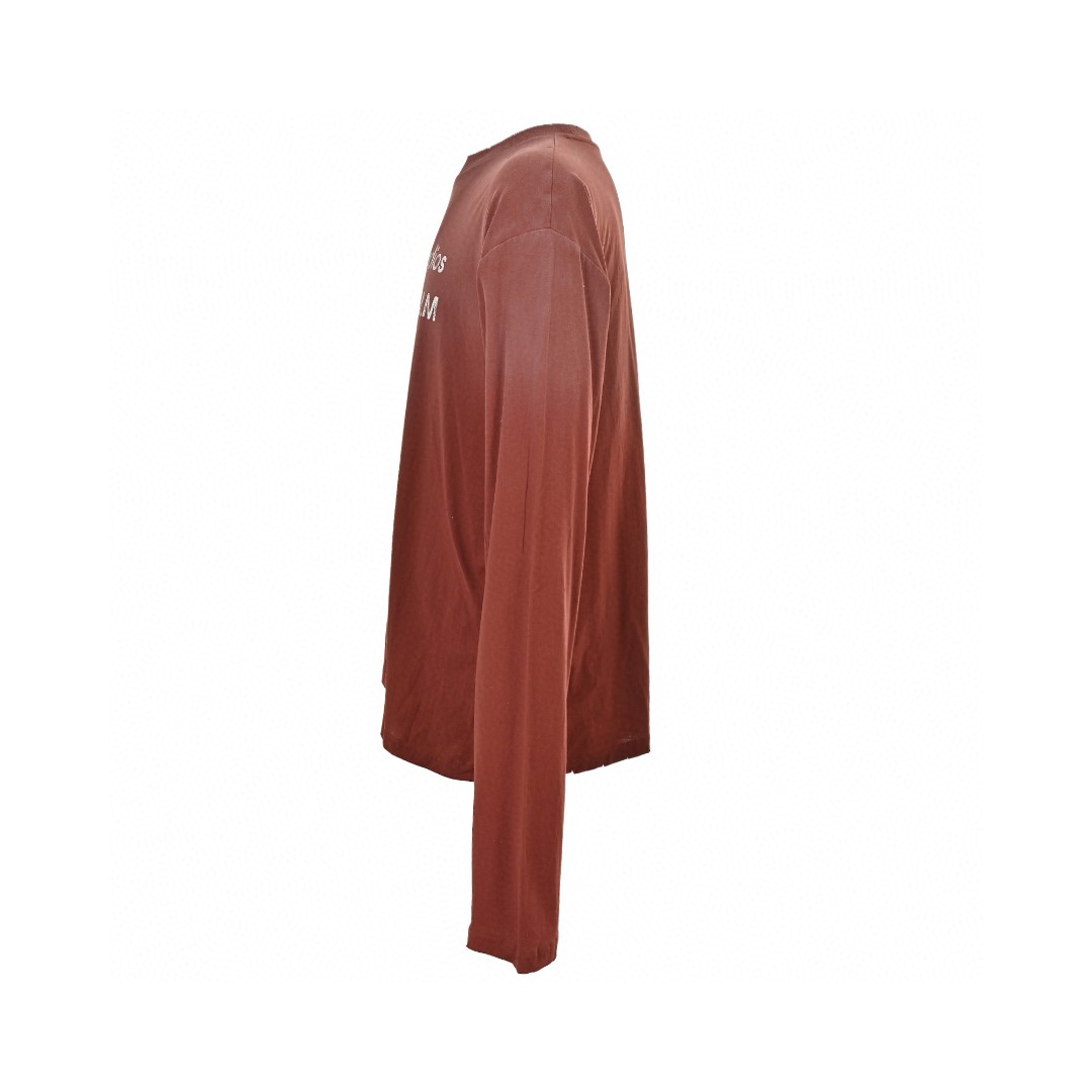 Acne Studios 1996喷砂做旧水洗T恤 打底衫 长袖 红色 A5