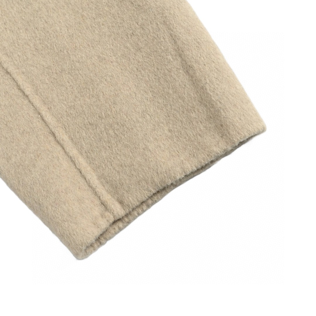 Acne Studios 双面羊绒连帽外套 夹克 长袖 卡其色 C0 B90831-633