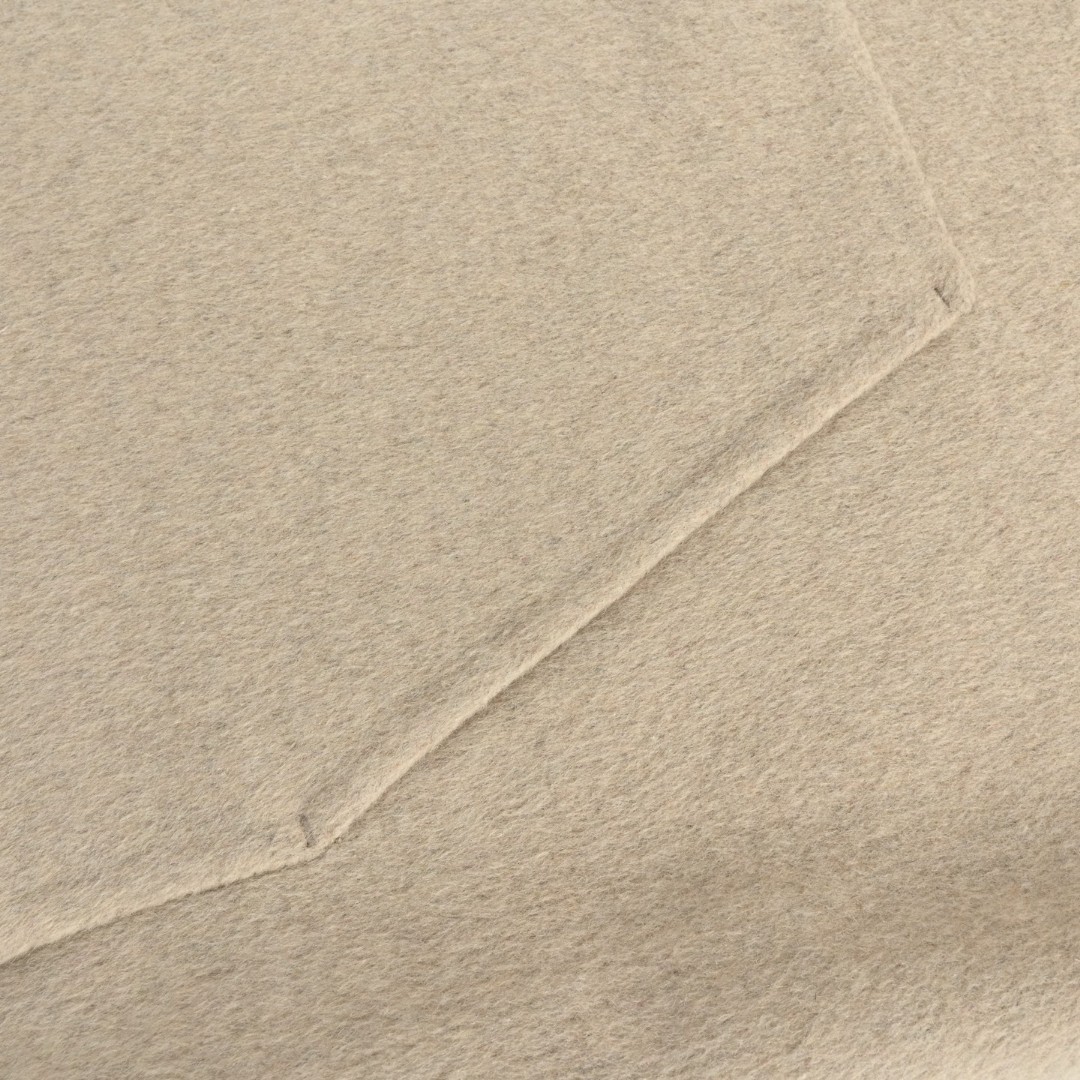 Acne Studios 双面羊绒连帽外套 夹克 长袖 卡其色 C0 B90831-633