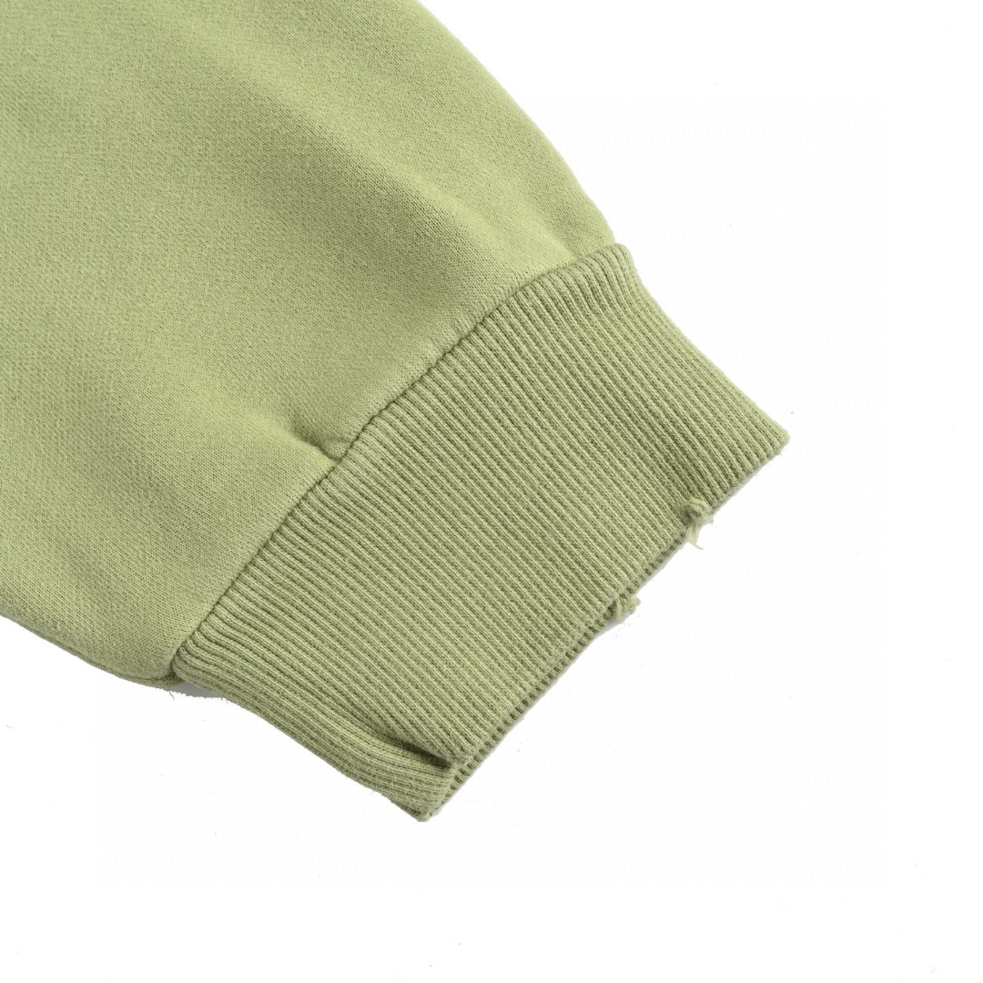 Acne Studios 1996渲染水洗做旧字母印花连帽卫衣 外套 长袖 绿色 B0 