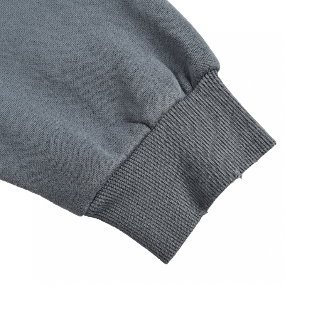 Acne Studios 1996渲染水洗做旧字母印花连帽卫衣 外套 长袖 灰色 B0 