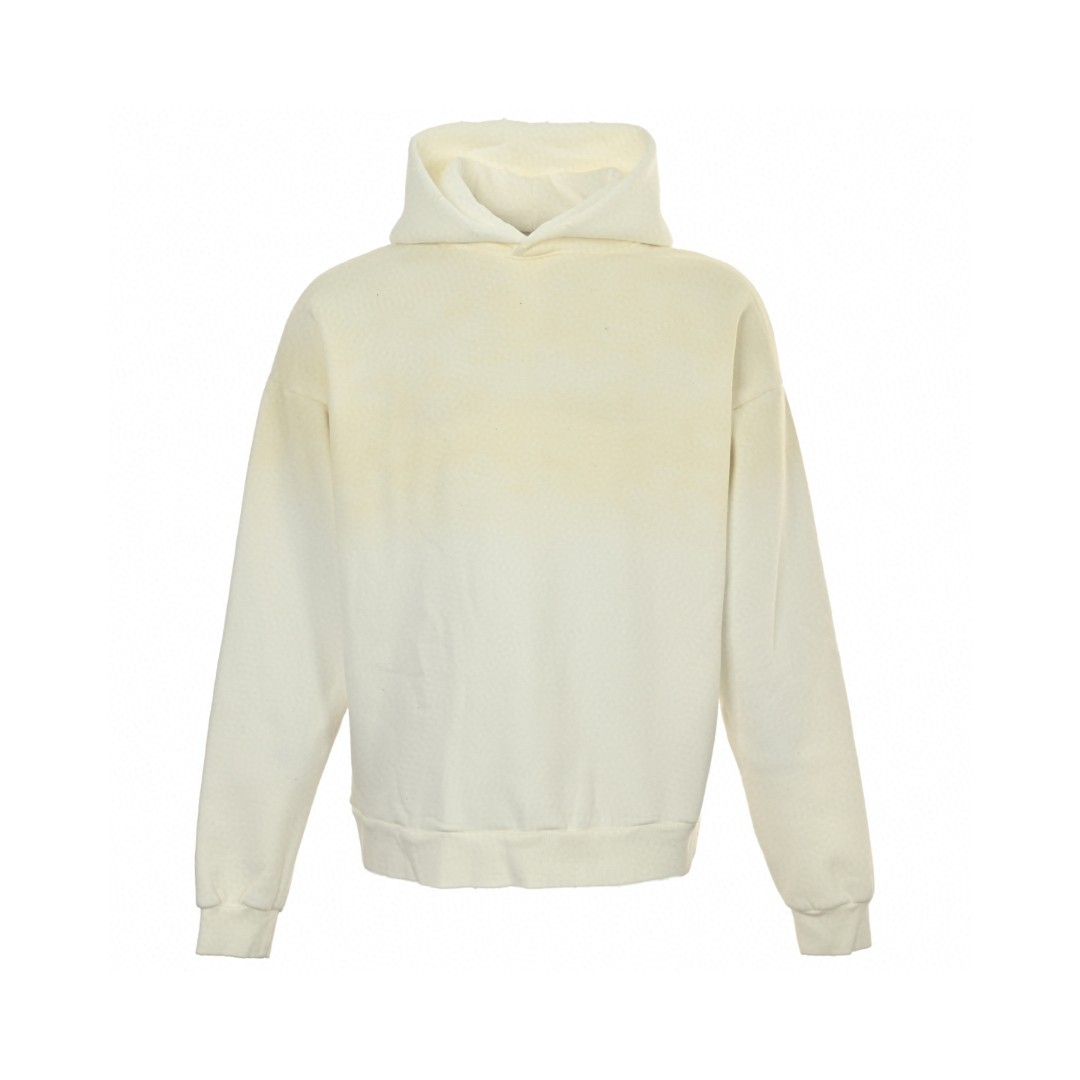 Acne Studios 1996渲染水洗做旧字母印花连帽卫衣 外套 长袖 白色 B0 CI0136DC6