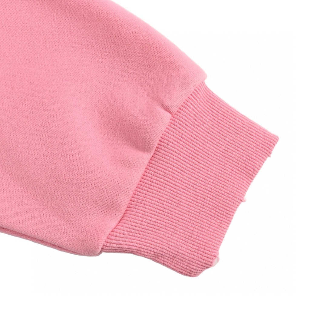 Acne Studios 1996渲染水洗做旧字母印花连帽卫衣 外套 长袖 粉色 B0 CI0136-DJS