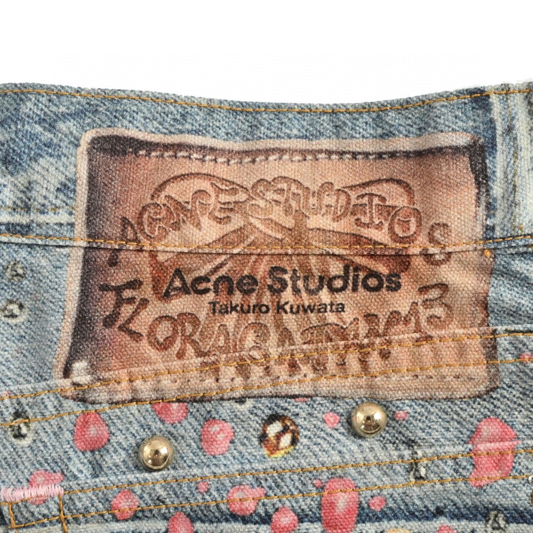 Acne Studios 南青山限定立体铆钉牛仔裤 长裤 裤子 B0 AK0998-DDT