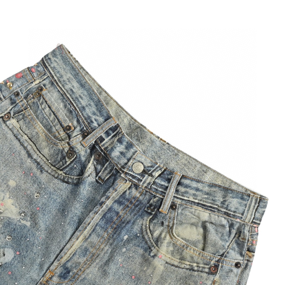 Acne Studios 南青山限定立体铆钉牛仔裤 长裤 裤子 B0 AK0998-DDT