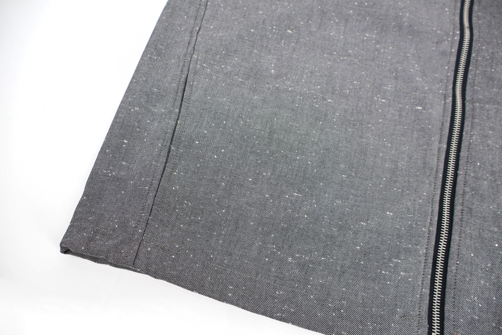 DIOR 迪奥纯色羊毛拉链夹克 外套 长袖 灰色 C0 583C552A1000-C978