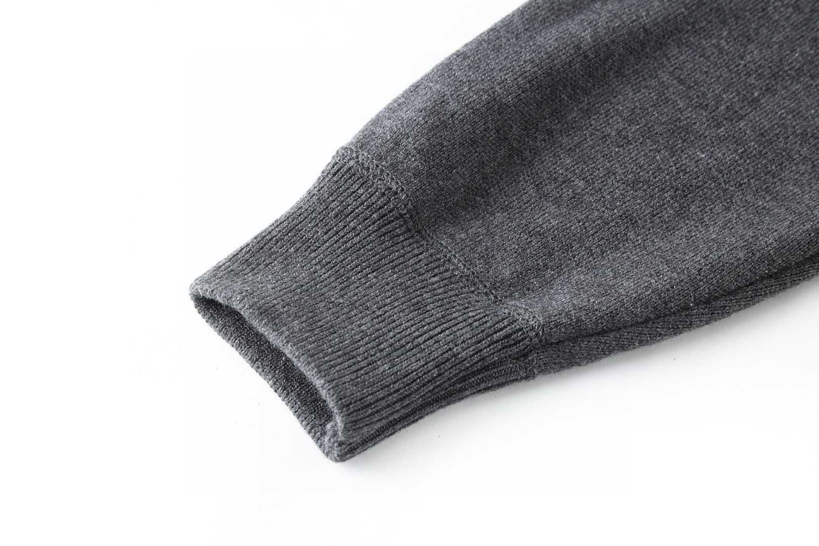 PRADA 普拉达 毛巾刺绣针织毛衣 卫衣 长袖 灰色 B0 UMF139-18DR-F0480-S-OOO