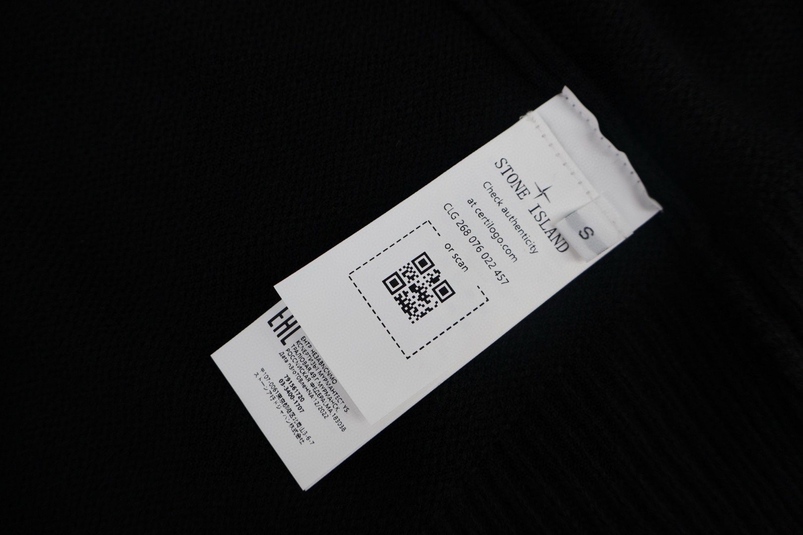 STONE ISLAND 石头岛 袖标开衫毛衣 长袖 外套 黑色 C0 K2S155100047S00A3-V0029