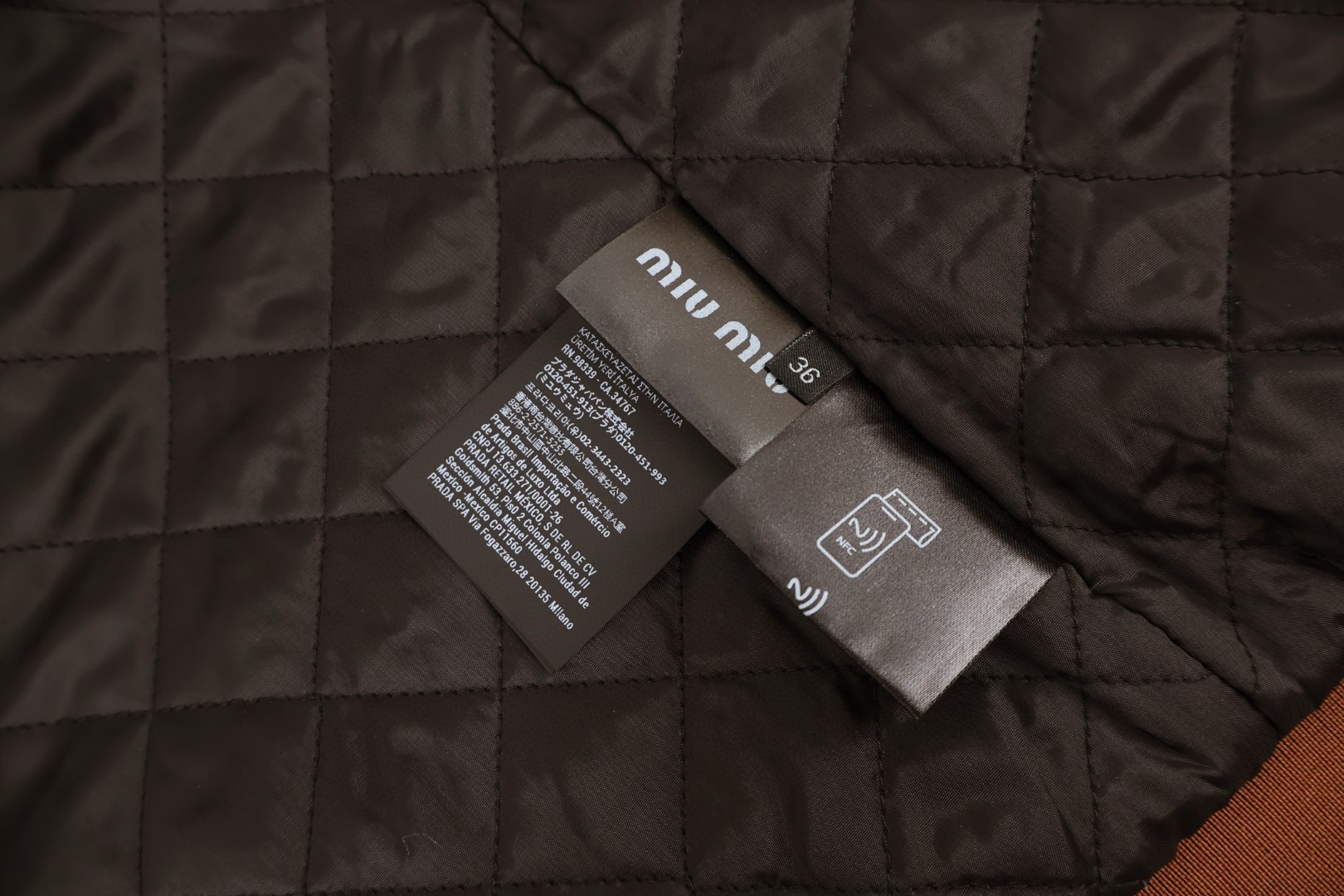 MIU MIU 缪缪 毛领麂皮拉链外套 夹克 长袖 保暖 咖色 C5 ML1338-151I-F0005-S-OOO