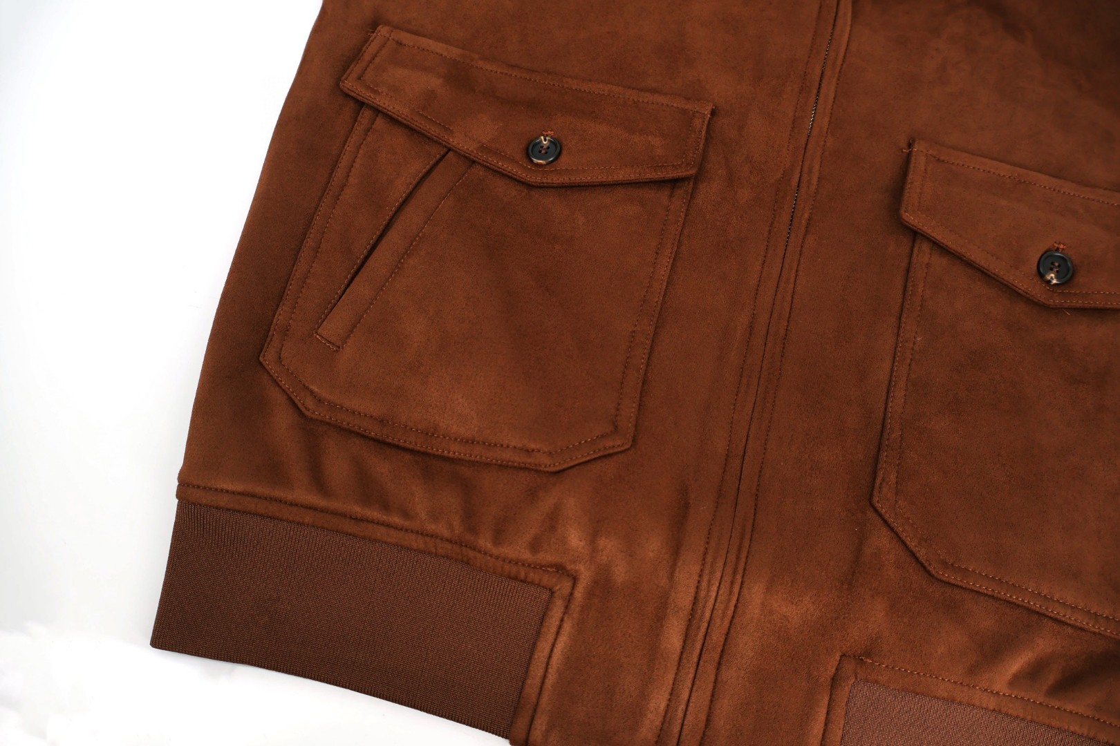 MIU MIU 缪缪 毛领麂皮拉链外套 夹克 长袖 保暖 咖色 C5 ML1338-151I-F0005-S-OOO