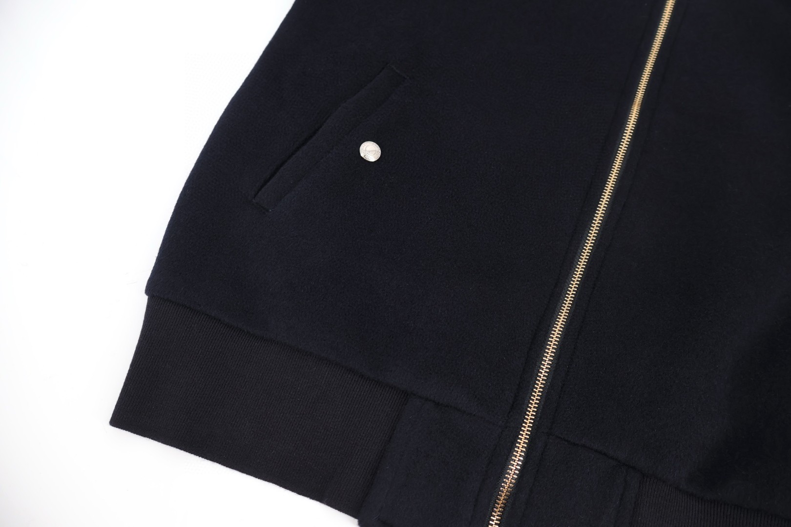 THOM BROWNE 毛呢棒球服夹克 外套 长袖 灰色 海军蓝 C0 MJO030A-06393-035