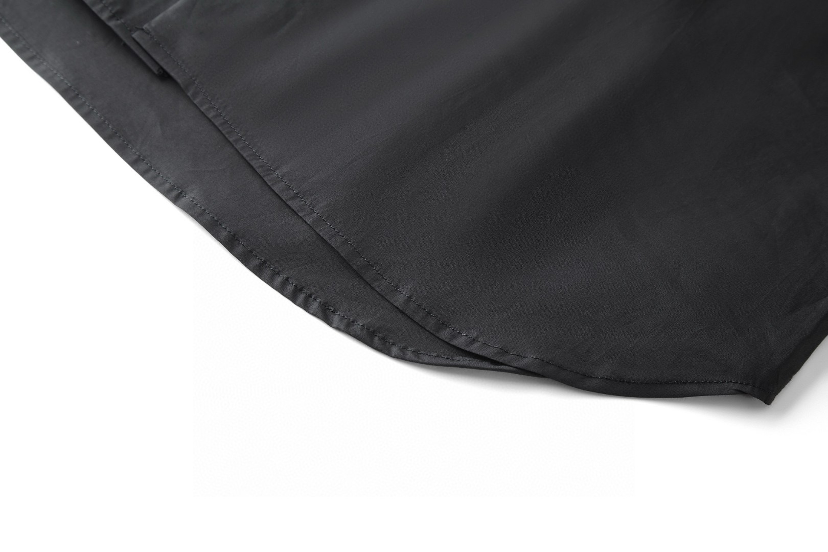 PRADA 普拉达 烫画logo衬衫 外套 长袖 黑色 白色 B0 