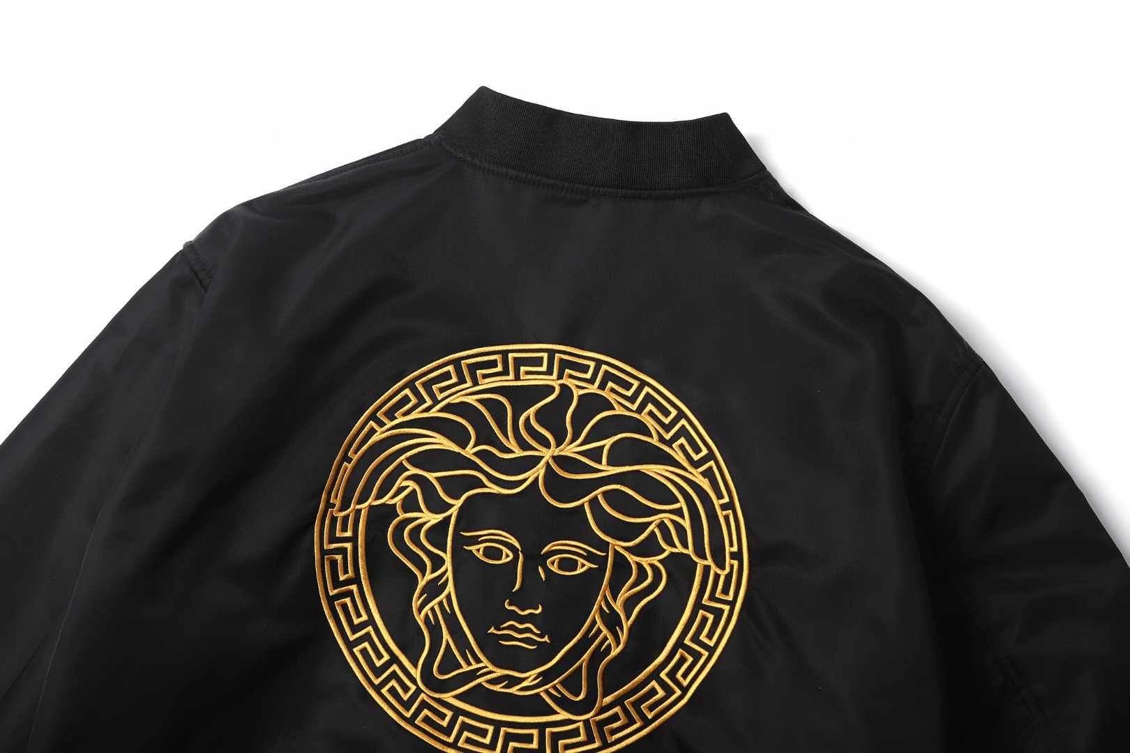 Versace 范思哲 美杜莎头像拉链夹克 外套 长袖 黑色 C0 1011848-1A02115-1B000