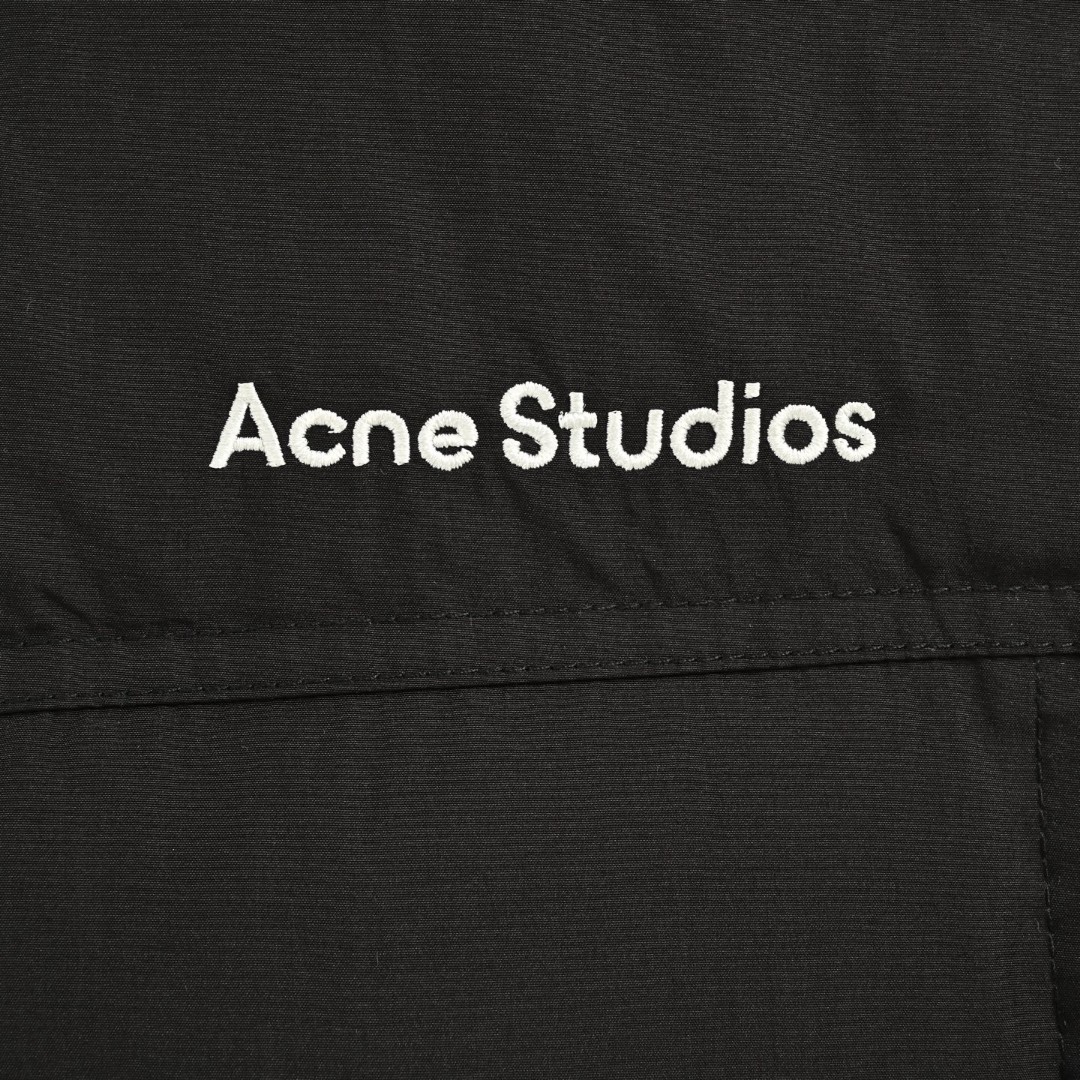 Acne Studios 小标排骨薄款羽绒服 外套 夹克 长袖 黑色 D0 B90812-900