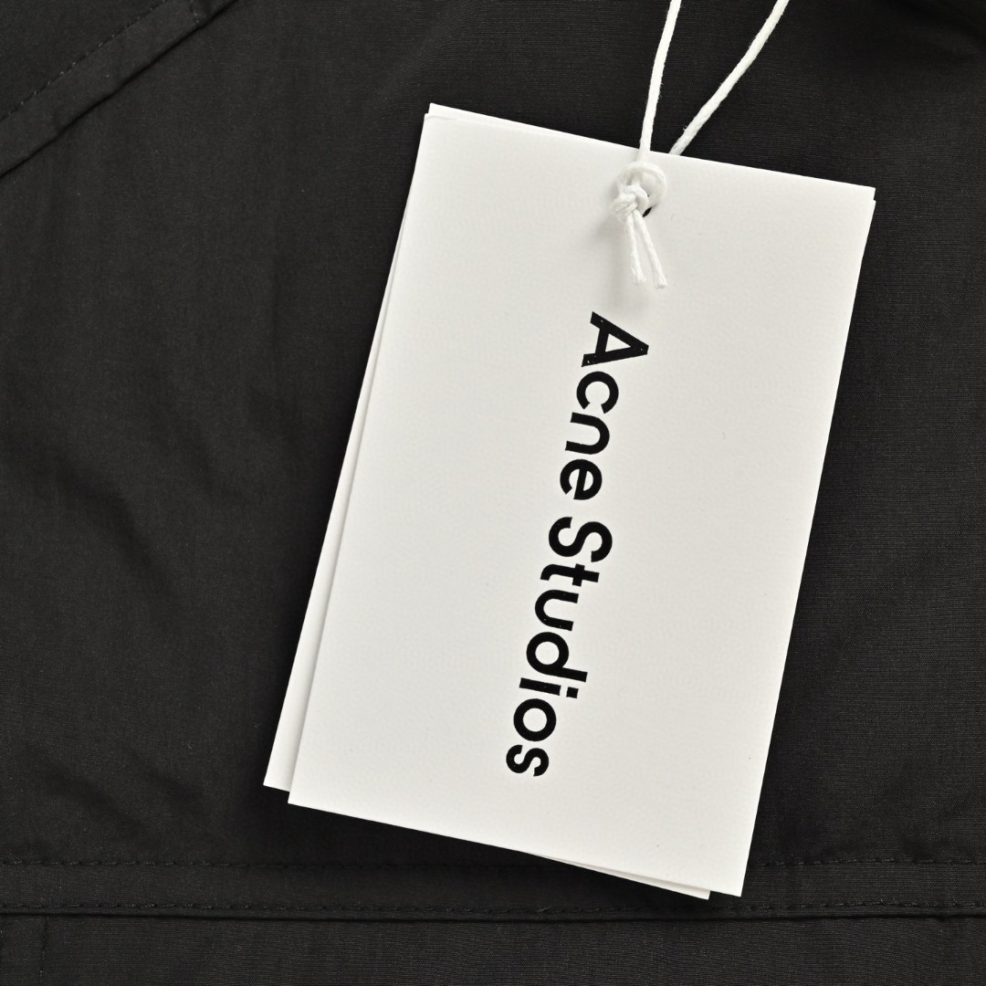 Acne Studios 小标排骨薄款羽绒服 外套 夹克 长袖 黑色 D0 B90812-900