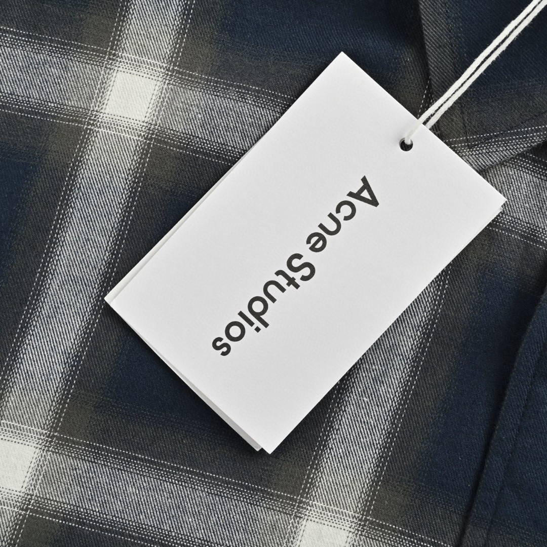 Acne Studios 格纹法兰绒衬衫 外套 长袖 B0 BB0632-AV7