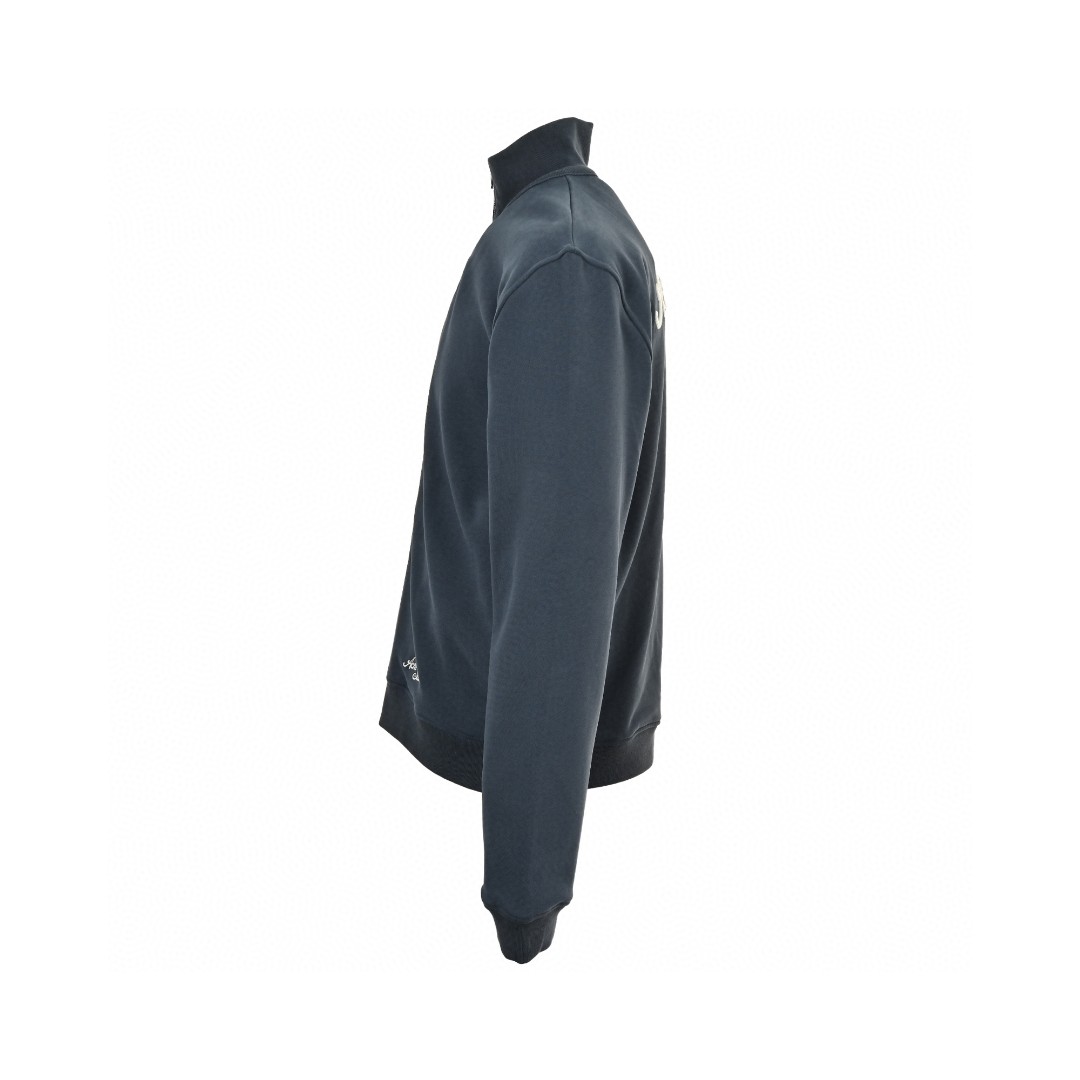 Acne Studios 后背高抛字母拉链夹克 外套 长袖 深蓝色 黑色 B0 CI0200-BPA