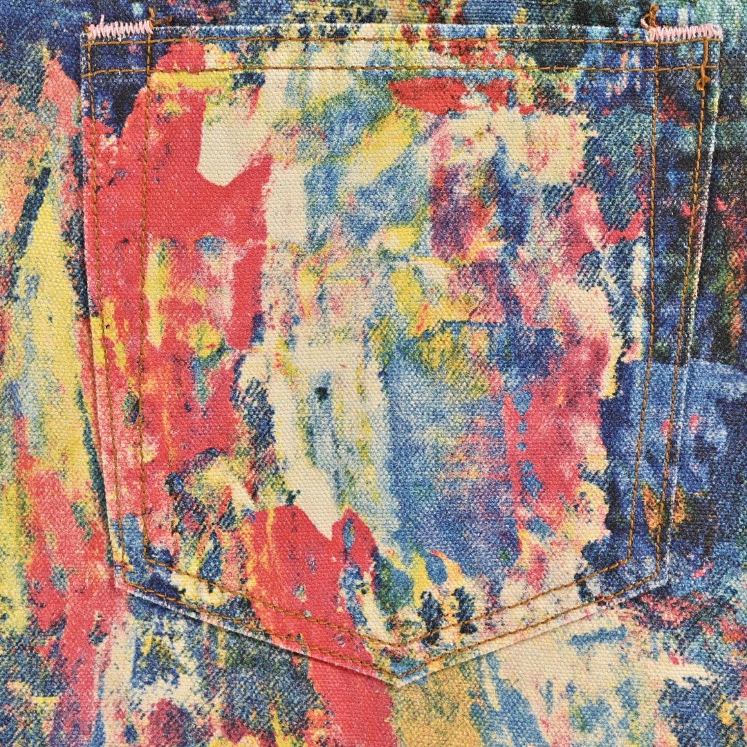 Acne Studios 彩色油画牛仔裤 长裤 裤子 B5 AK0898-ALD