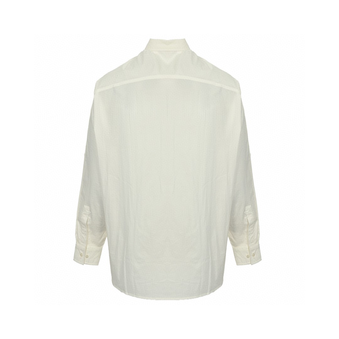 Acne Studios 提花徽标廓形衬衫 外套 长袖 白色 A5