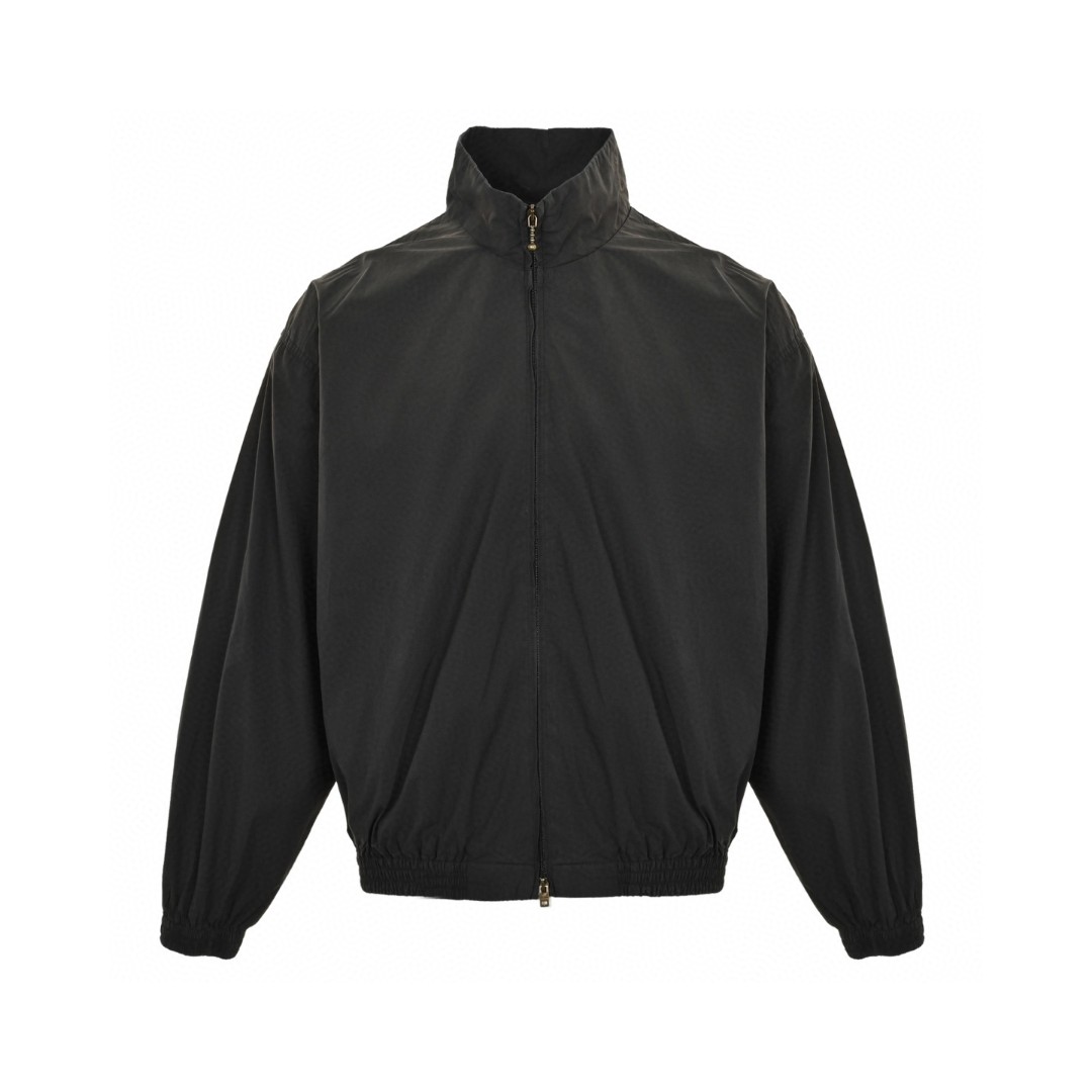 Acne Studios 1996做旧字母印花拉链夹克 外套 长袖 白色 黑色 B5 B90863-DC6