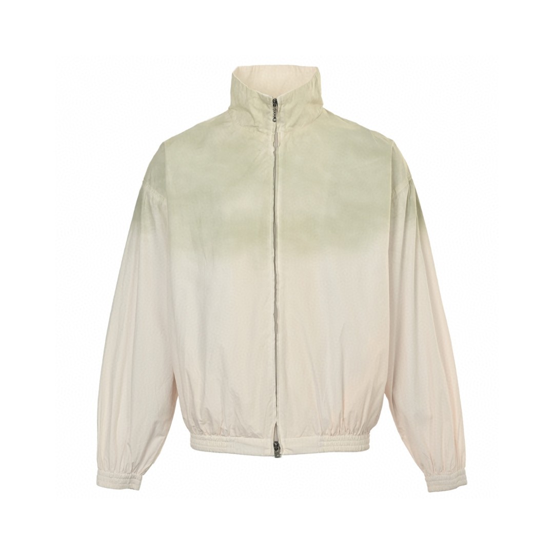 Acne Studios 1996做旧字母印花拉链夹克 外套 长袖 白色 黑色 B5 B90863-DC6