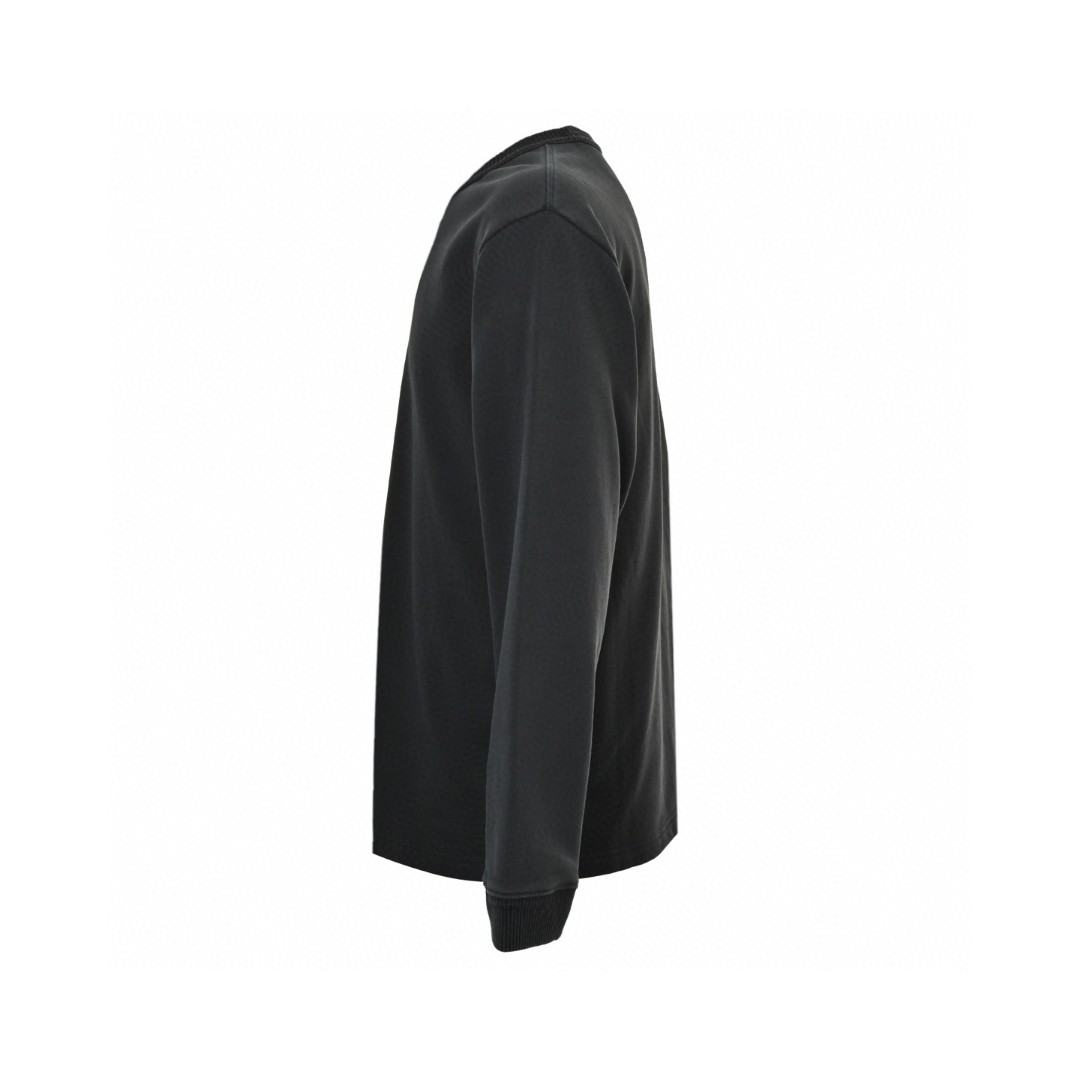 Acne Studios 字母徽标印花圆领卫衣 T恤 长袖 白色 黑色 A5 CI0169-900