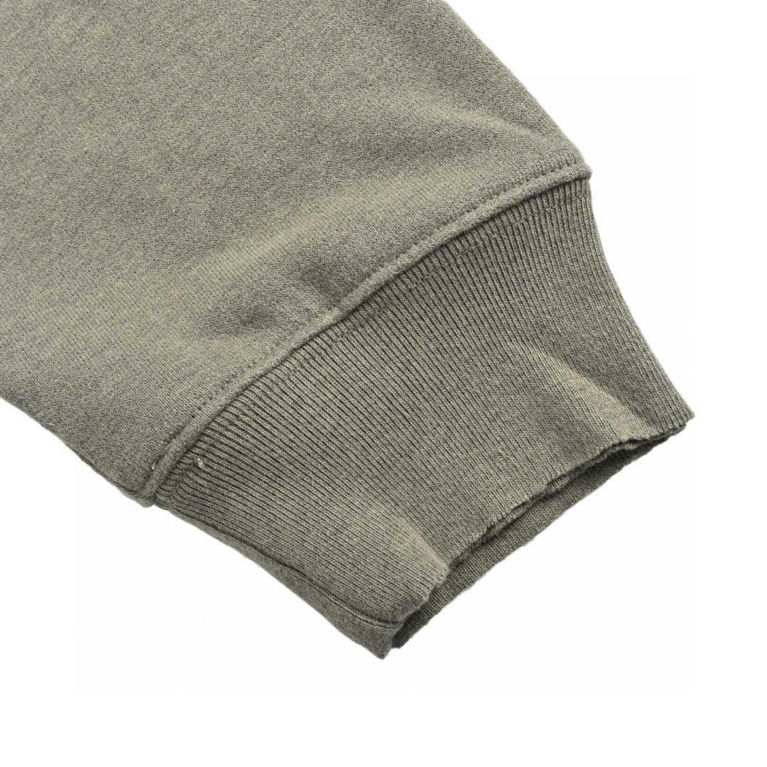 Acne Studios 做旧印花破洞拉链连帽卫衣 外套 长袖 灰绿色 黑灰色 B0 CI0183-BCA