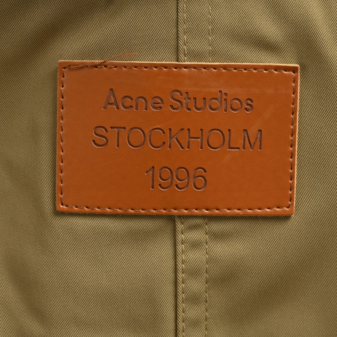 Acne Studios 巴恩风拼皮领拉链夹克 外套 长袖 C0 