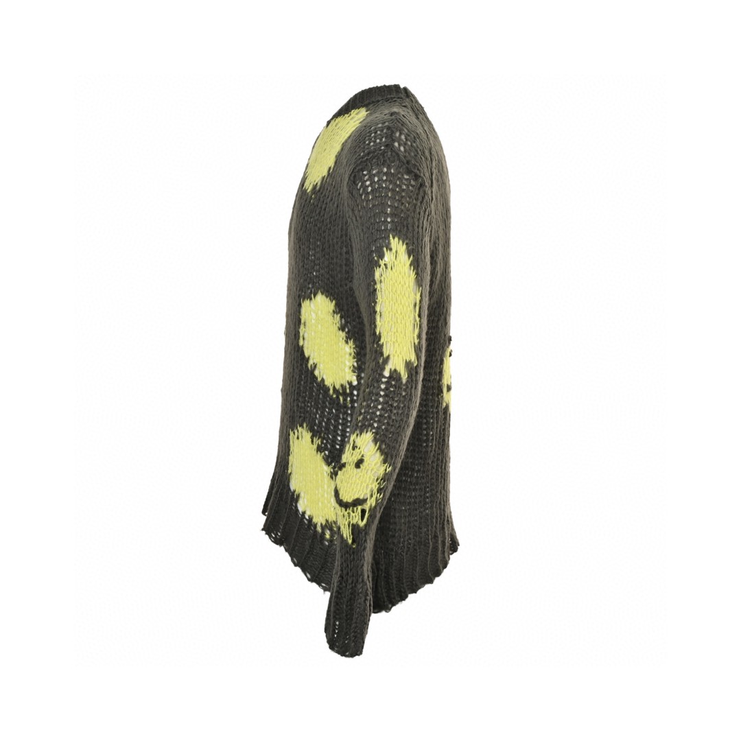 Acne Studios 镂空笑脸毛衣 针织衫 外套 长袖 B0 A60576-AMY