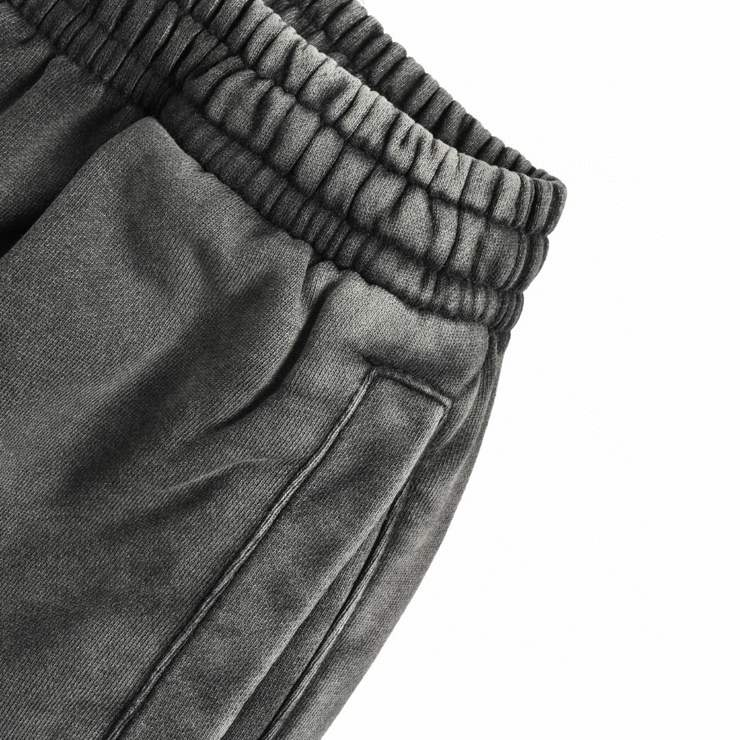 Acne Studios 水洗束脚松紧腰运动裤 休闲裤 长裤 裤子 黑灰色 B0 CK0088-BM0