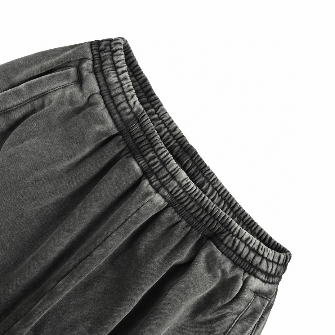 Acne Studios 水洗束脚松紧腰运动裤 休闲裤 长裤 裤子 黑灰色 B0 CK0088-BM0