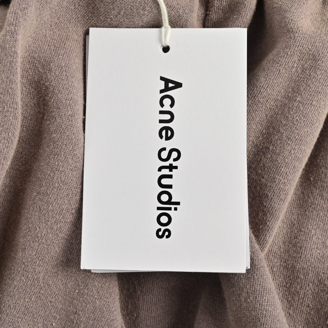 Acne Studios 水洗束脚松紧腰运动裤 休闲裤 长裤 裤子 棕色 B0 78IUK7-045