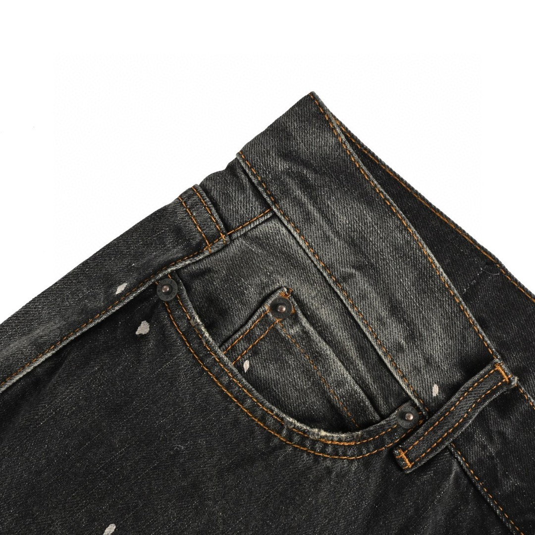 Acne Studios 泼墨牛仔裤 长裤 裤子 黑色 B5 B00396-900