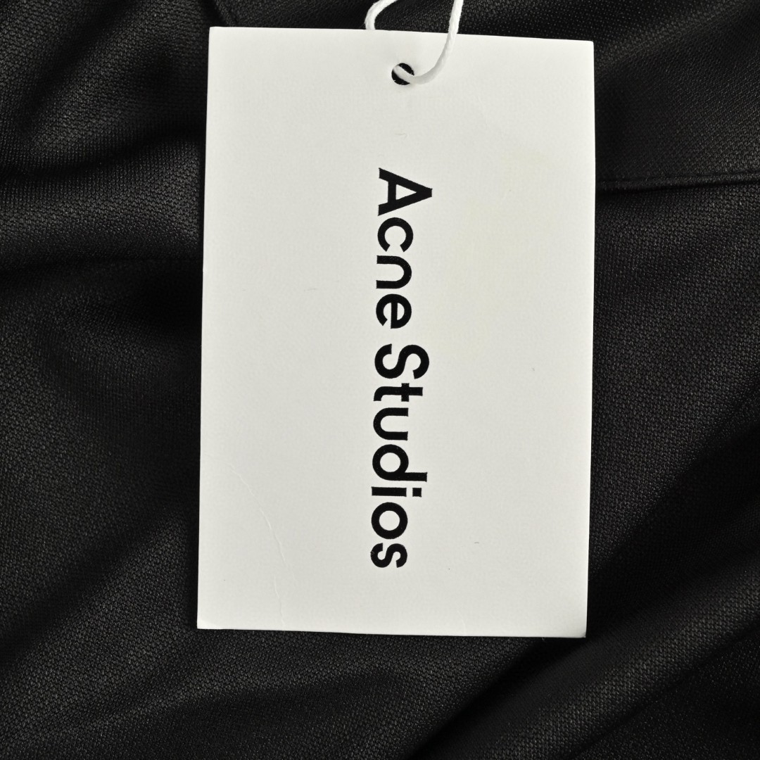 Acne Studios Kappa 联名 徽标拉链运动夹克 外套 长袖 黑色 B5 CI0196-900