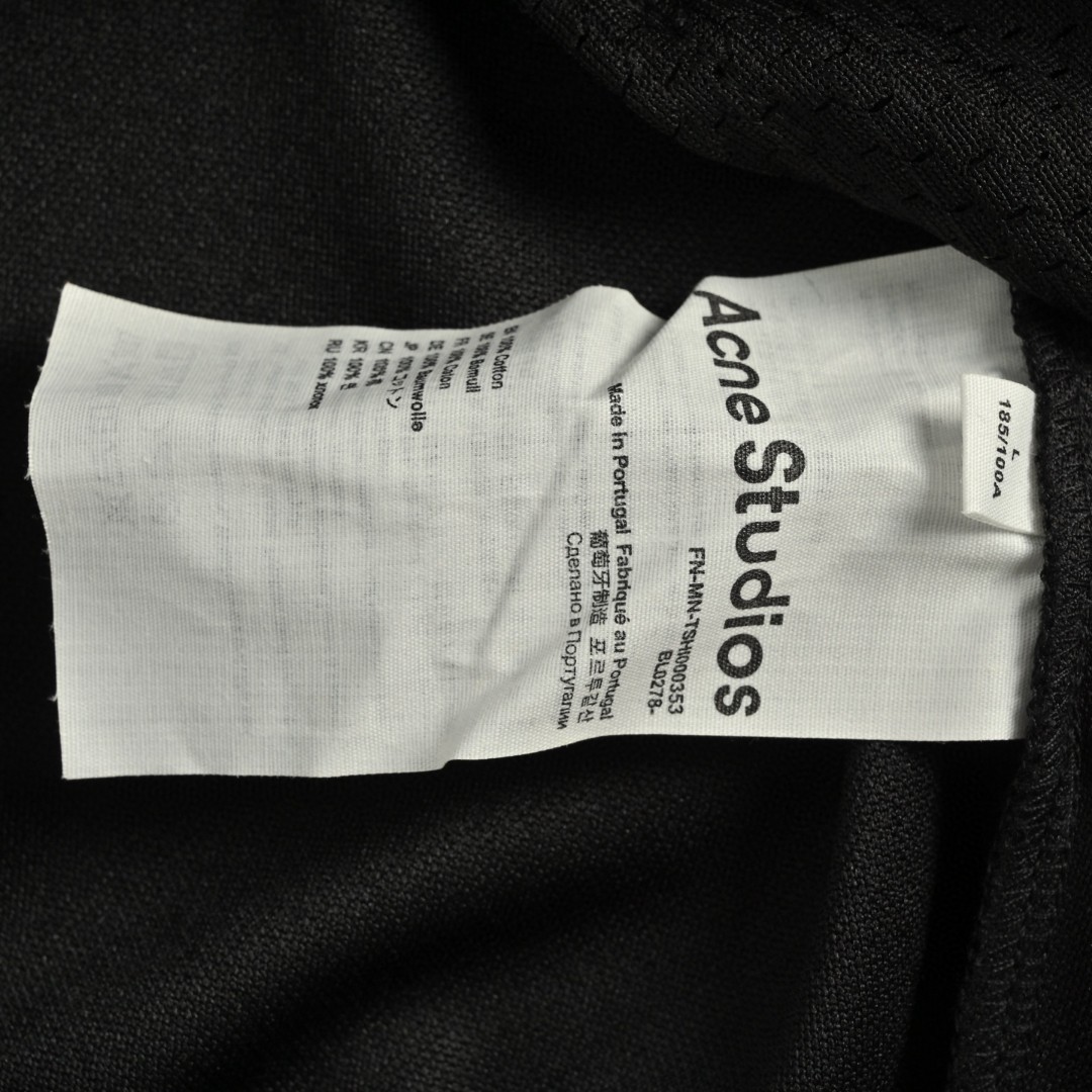 Acne Studios Kappa 联名 徽标拉链运动夹克 外套 长袖 黑色 B5 CI0196-900