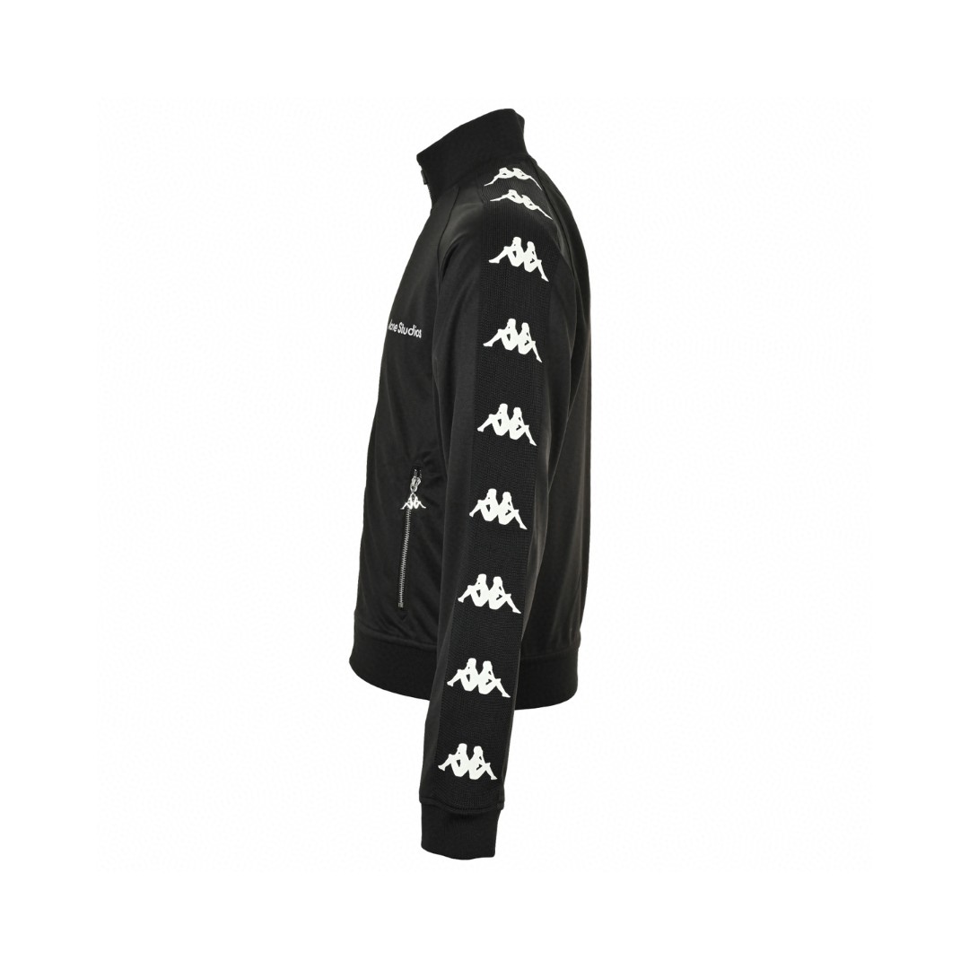 Acne Studios Kappa 联名 徽标拉链运动夹克 外套 长袖 黑色 B5 CI0196-900