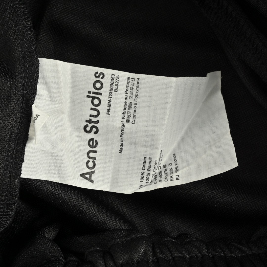 Acne Studios Kappa 联名 徽标长裤 休闲裤 运动裤 裤子 黑色 B0 CK0123-900