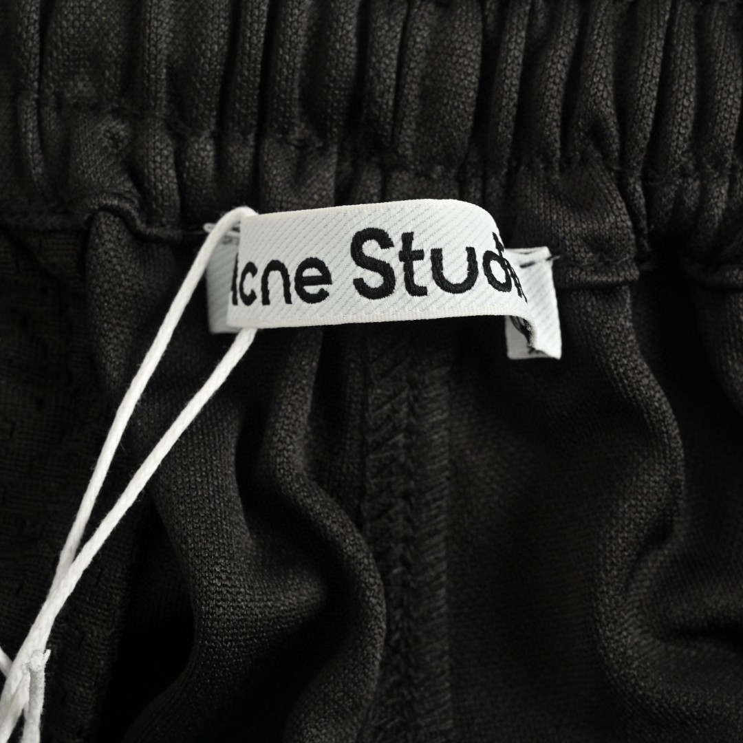 Acne Studios Kappa 联名 徽标长裤 休闲裤 运动裤 裤子 黑色 B0 CK0123-900