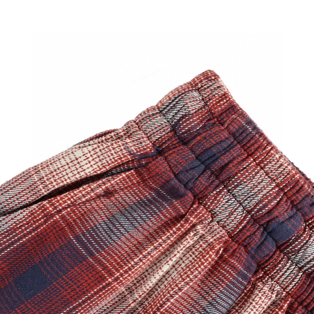 Acne Studios 红白格纹短裤 五分裤 休闲裤 裤子 A5 CE0071-ALU